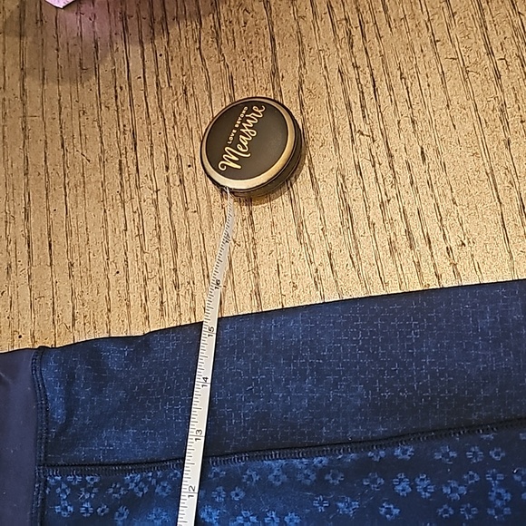 Lululemon size 6 blue Paisley print jogger leggings - Picture 14 of 14